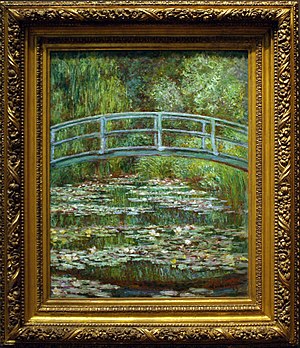Painting of Monet in the MET, NY