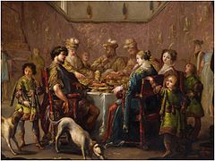 Escena de banquetes, (1630-1640)