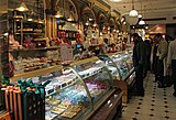 Indian confectionery store serving Indian sweets in Rajasthan, India.