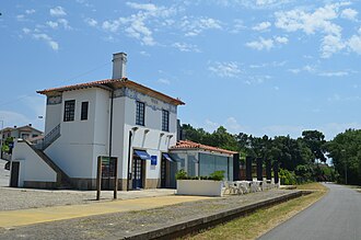 Antiga estação da Maia, em 2020.