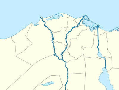 Location map Nile Delta