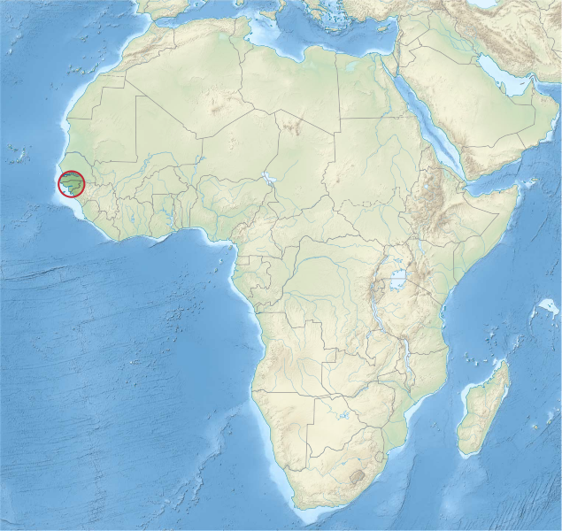 map of guinea africa. File:Guinea-Bissau in Africa