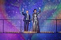 Petra Mede e Graham Norton, os apresentadores Eurovision Song Contest's Greatest Hits