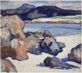 Iona Landscape - Rocks (Samuel Peploe, c.1925)