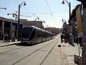 Tramo en Jaffa Road