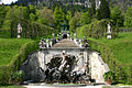 Neptunbrunnen mit Kaskade im Schloss Linderhof