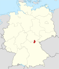 Localização de Kronach na Alemanha