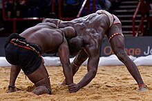 Senegalese Wrestling Lutte senegalaise Bercy 2013 - Mame Balla-Pape Mor Lo - 32.jpg