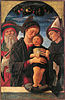 Madonna met kind tussen heiligen