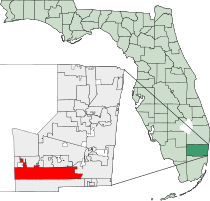 Map of Florida highlighting Pembroke Pines.svg