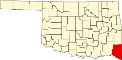 Koartn vo McCurtain County innahoib vo Oklahoma
