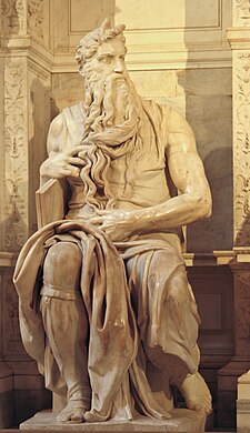 Il Mosè di Michelangelo Buonarroti (1513-1516), basilica di San Pietro in Vincoli, Roma