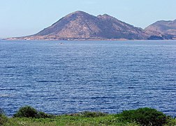 Monte Louro desde Arnela, Baroña.