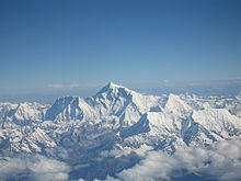Everest in September 2006 Mount Everest as seen from Drukair.jpg