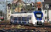 43. KW Ein Bombardier Talent 2 der National Express Group (NEX 156/656) in der Nähe des Kölner Hauptbahnhofs.