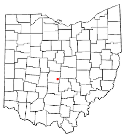 Location of Blacklick Estates, Ohio