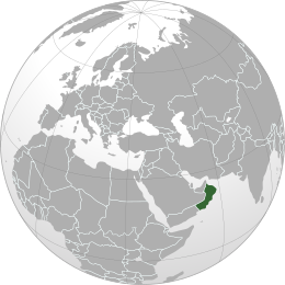 Oman - Localizzazione