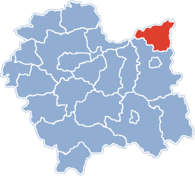 Localisation de Powiat de Dąbrowa