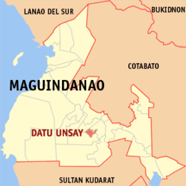 Datu Unsay na Maguindanao do Sul Coordenadas : 6°55'14.99"N, 124°27'11.99"E