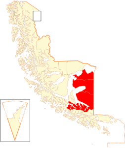 Provincia di Tierra del Fuego – Localizzazione