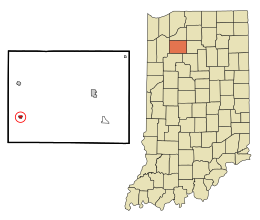 Francesville – Mappa