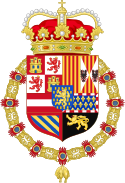 Royal Coat of Arms of the Count Palatine of Burgundy (1556-1580).svg