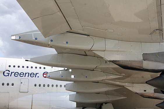 Part inferior de l'ala de l'A380