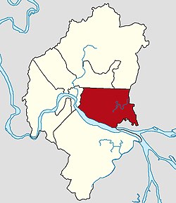 Peta lokasi Kecamatan Sambutan