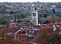 View of the church from Farnham Castle