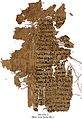 Frammento in papiro degli Atti degli Apostoli in alfabeto serto, IX sec.