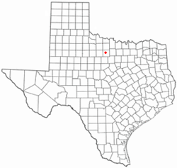 موقعیت Newcastle, Texas