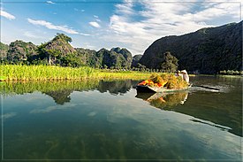 タムコックの水田と自然景観