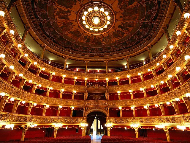 La sala del Teatro Carignano