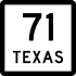 State Highway 71 маркер
