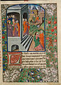 f. 32 St Peter and St John at Passover