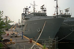 Ex-USNS Relentless (T-AGOS-18), the future NOAAS Gordon Gunter(R 336)