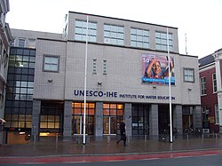 Az UNSCO-IHE épülete Delftben