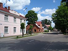 The town of Valka, Latvia Valka, Seminara iela (1).JPG