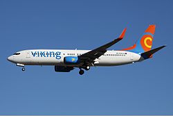 Eine 737-300 der Viking Airlines