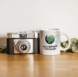 WPWP Campaign promotion mug