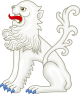 White Lion of Mortimer Badge of Edward IV.svg