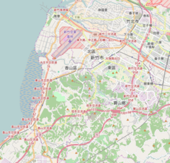 Mapa lokalizacyjna Xinzhu