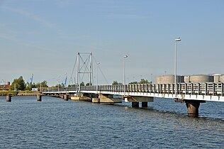 De vroegere Zwankendamme- of ICO-brug over het Verbindingsdok