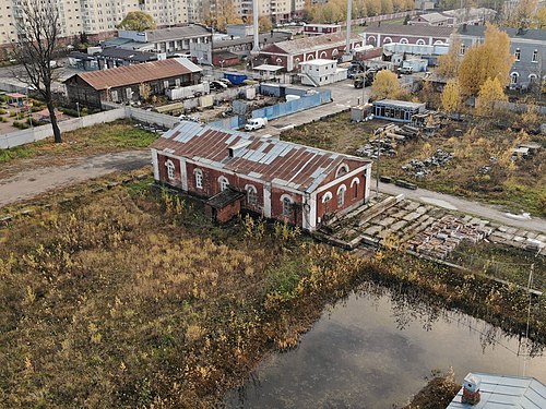 951. Отвесный каменный покой Артиллерийской лаборатории, Калининский район Автор — Красный