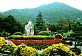 Una vista del Palacio de Huaqing, cerca de la piscina de Huaqing.