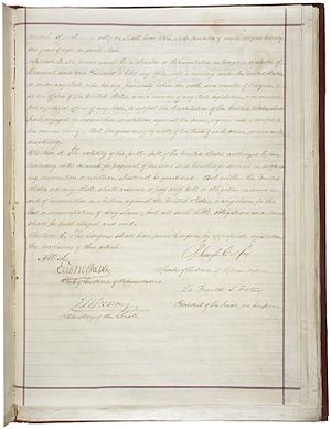 14th Amendment of the United States Constituti...