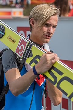 Daniel-André Tande beim Grand Prix in Hinzenbach 2016