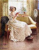 A Quiet Read, circa 1900