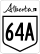 Highway 64A marker