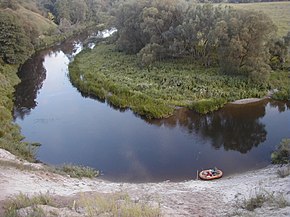 Kaliningrad Oblast'ında Angrapa nehri